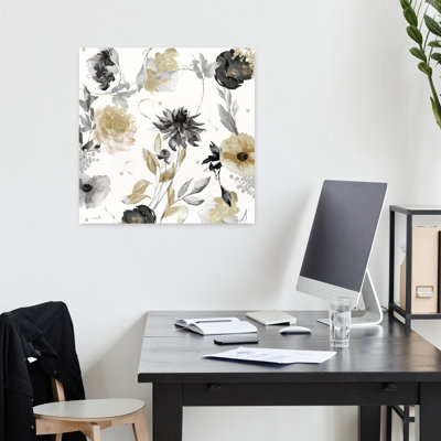 Shelby I, art floral abstrait contemporain