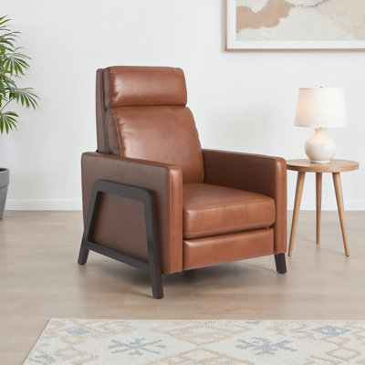 Fauteuil inclinable en cuir Bosse