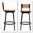 Chassady Swivel Counter Stool with Metal Frame-2111686570