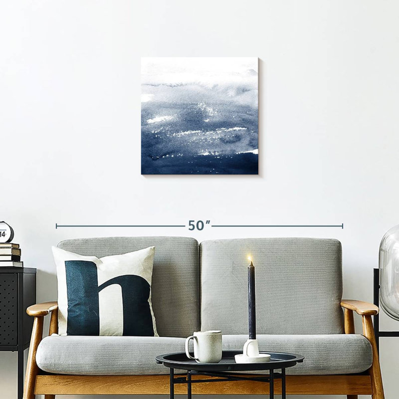 Le bleu profond, H 20 po x l 20 po