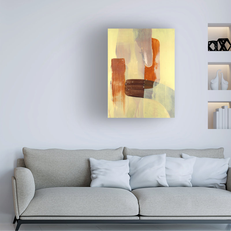 Art mural sur toile tendue - «Butter Cake I» Grace Popp pour décoration de salon, de chambre à coucher ou de bureau - 24 x 32
