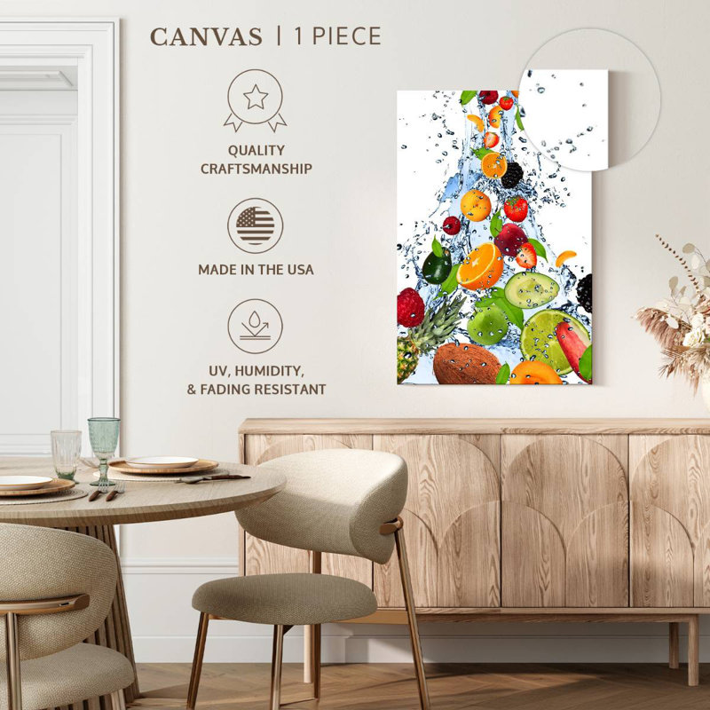 Yarlin Fruit Water Splash, 39" H x 26" W