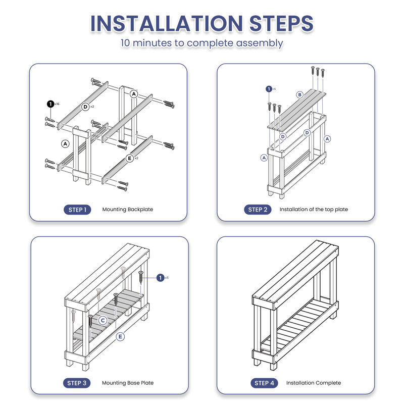 60" Narrow Natural Brown Solid Wood Console Table, Brown