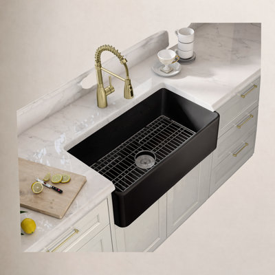 Pure 33" Fireclay Farmhouse Kitchen Sink