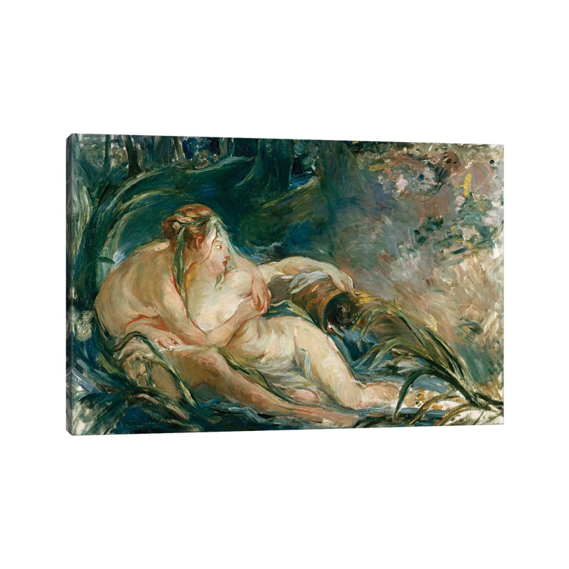 Apollo Appearing To Latone (After Boucher) by Berthe Morisot - Wrapped Canvas Painting, 66.04 cm H x 45.72 cm W