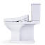 TOTO® WASHLET®+ Connelly® Two-Piece Elongated Dual Flush 1.28 and 0.9 GPF Toilet and WASHLET S2 Bidet Seat, Cotton White - MW4943346CEMFG#01