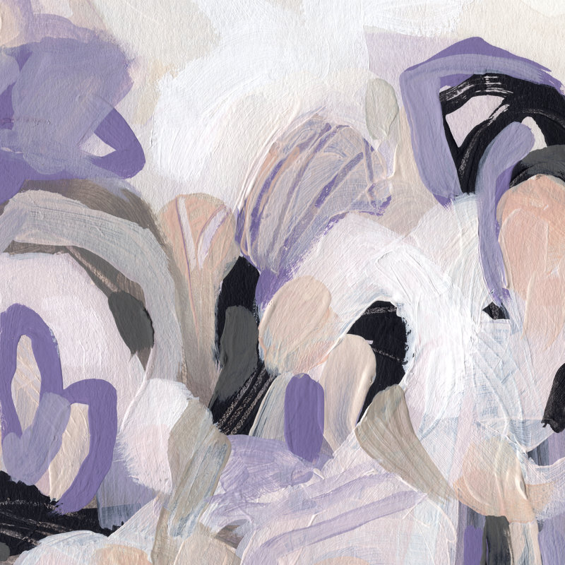 Lilas brouillé I, H 30 po x l 30 po