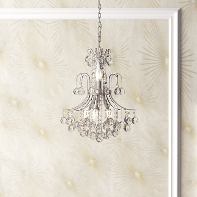 Stoller - Lustre à niveaux lumineux avec accents de cristal
