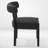 Cindina Mid-Century Modern Dining Chairs Black Faux Leather Upholstered Wood Frame Kitchen Chairs-1632317942-1632317939