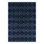 Tapis bleu marine / argent Glam-66151317
