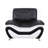 Maranda Faux Leather Slipper Chair-722464243