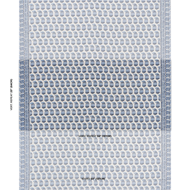 Tissu éponge Schumacher X Rita, Bleu / marine