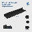 Bomeda 24'' Black Floating Shelves for Wall, Picture Ledge Shelves for Living Room, Bedroom-198394204-170361083