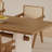 Brown Rectangular Solid Wood Dining Table-758586038