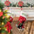 Handmade Hooked Dog Christmas Stocking