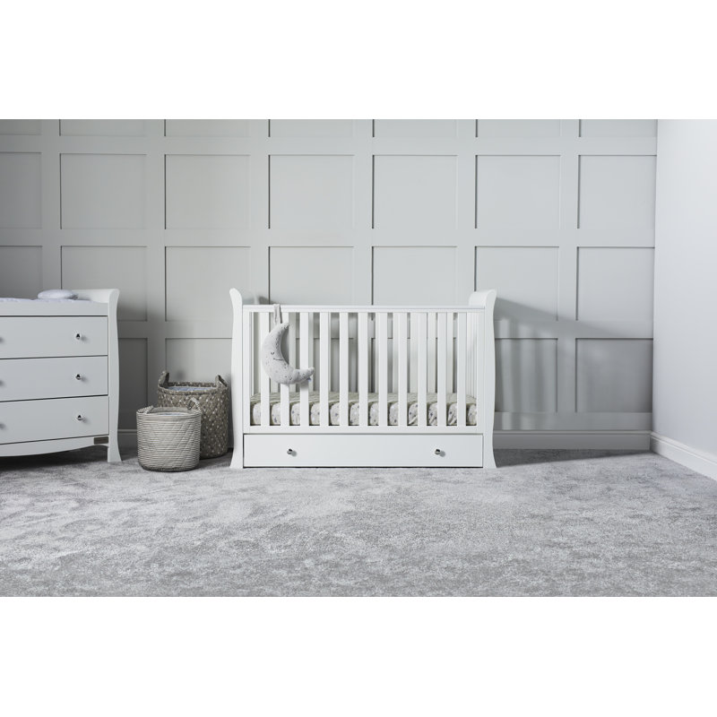 Snowdon 4 in 1 Mini Cot Bed and All Seasons Premium Pocket Sprung Mattress  - White
