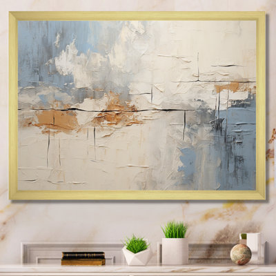 Minimalisme moderne scandinave Serenity Art I - art mural moderne-scandinave encadré