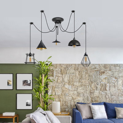 5 - Light Black Novelty Pendant
