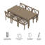 Ensemble repas 7 pièces Northlake-112686492