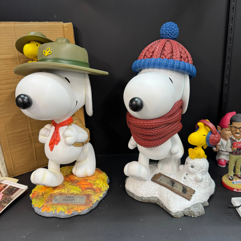 Statue de maître Snoopy and Woodstock