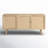 57.25" Wide Mango Solid Wood Sideboard-461485436