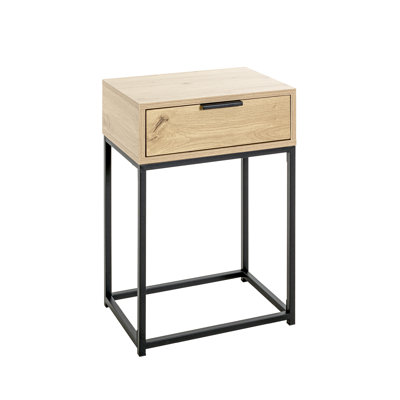 Walkowiak Side Table with Storage
