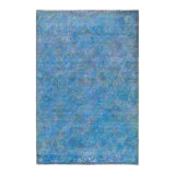 Overyed One-of-a-Kind Rectangle 4'2" X 6'3" Hand Knotted Area Rug