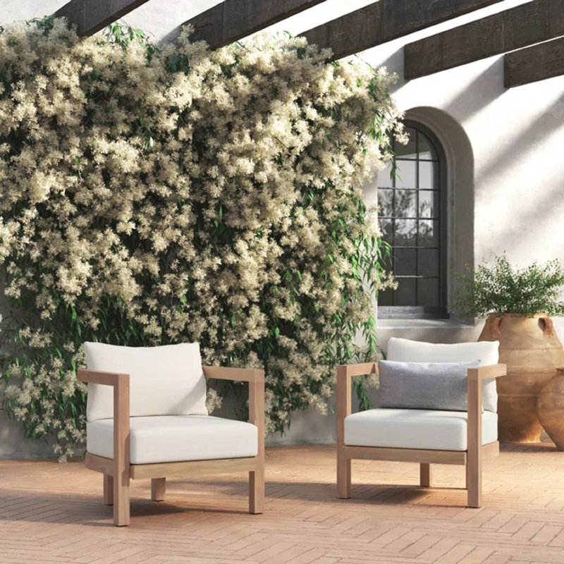 Thurmont Acacia Outdoor Lounge Chair
