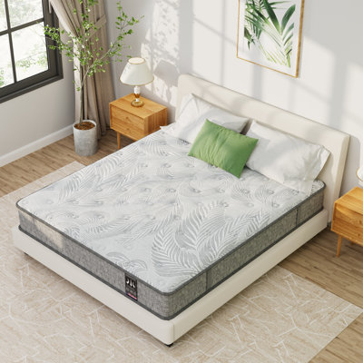 12" Pocket Spring Hybrid Mattress in a box with CertiPURUS Certified Foam，Medium Soft
