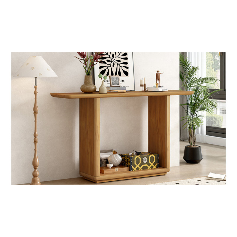 Console Mirod Elegant Minimalist, Brun
