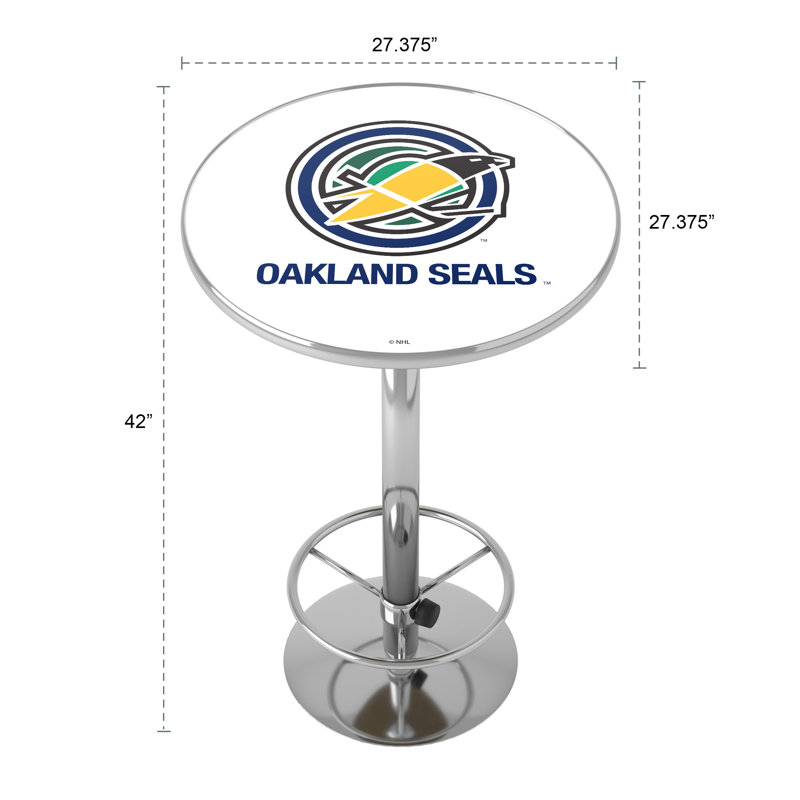 Table de bar avec repose-pieds Oakland