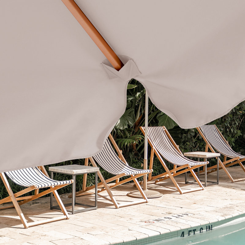 Bulfrano 220cm Market Parasol, Taupe