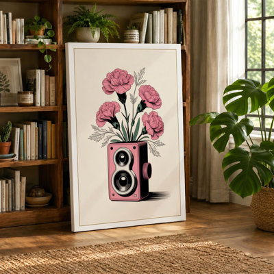 Speaker in Bloom Eclectic - Wrapped Canvas