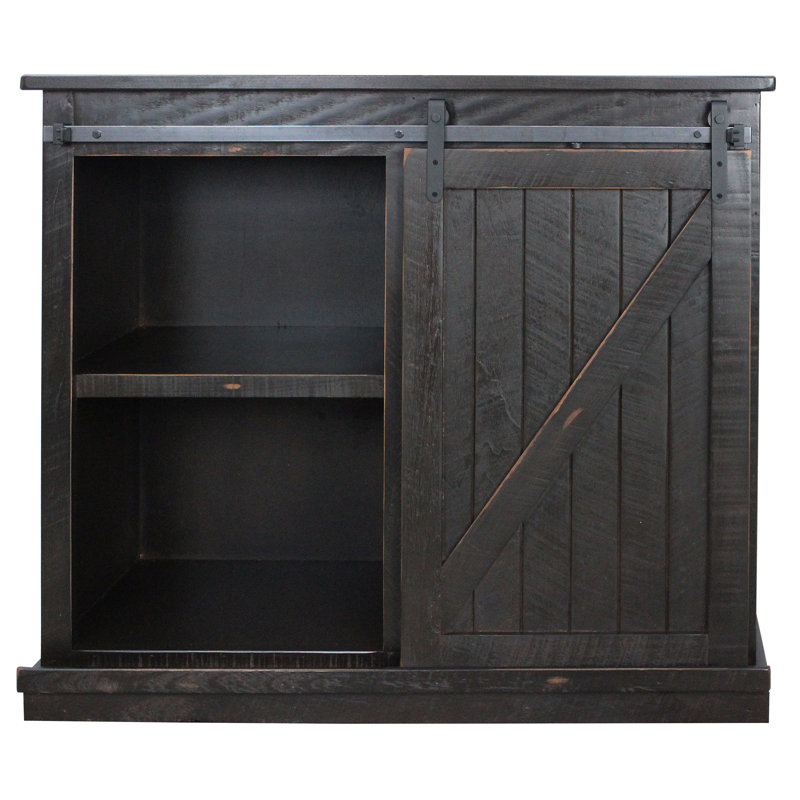 Priscilla Media Console, Rustic Driftwood