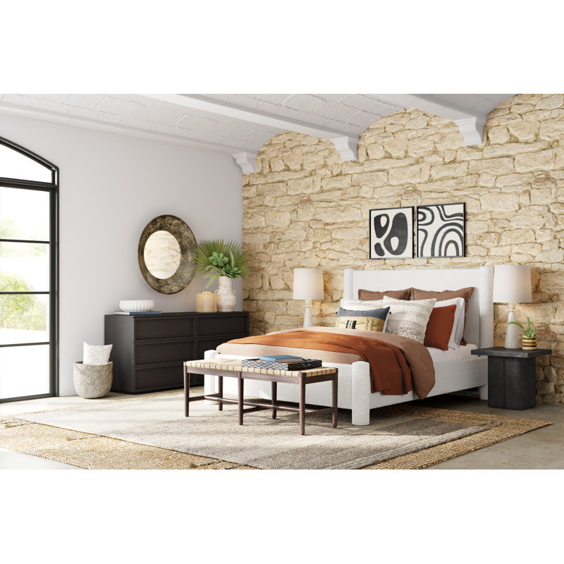 Asel Upholstered Platform Bed, California King