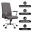 Fauteuil de bureau en cuir Kenil-1167688511