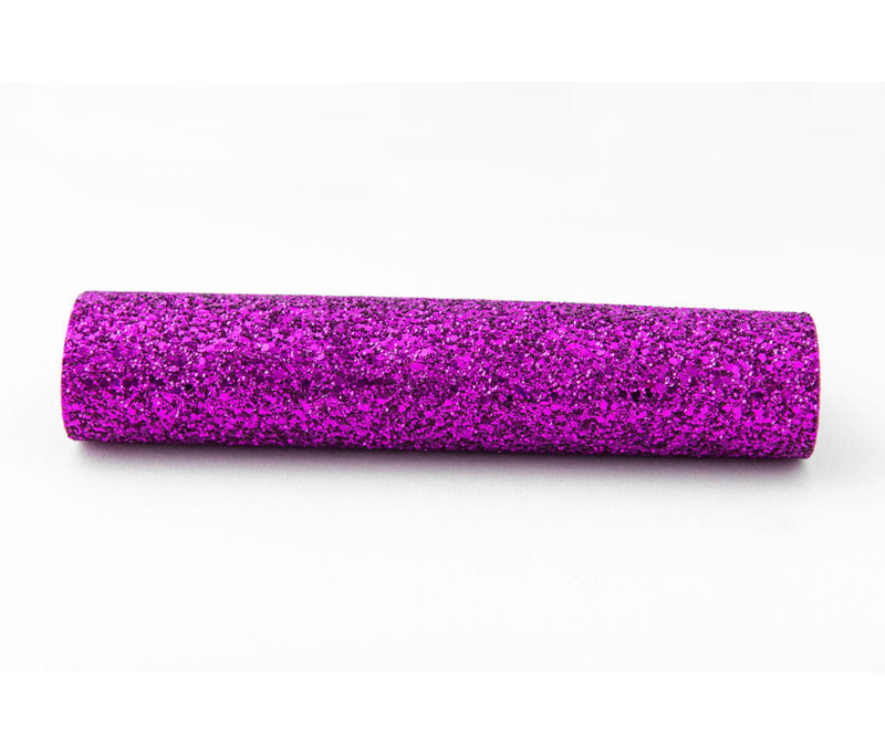 Rose vif - Échantillon de papier peint scintillant véritable (format A6)