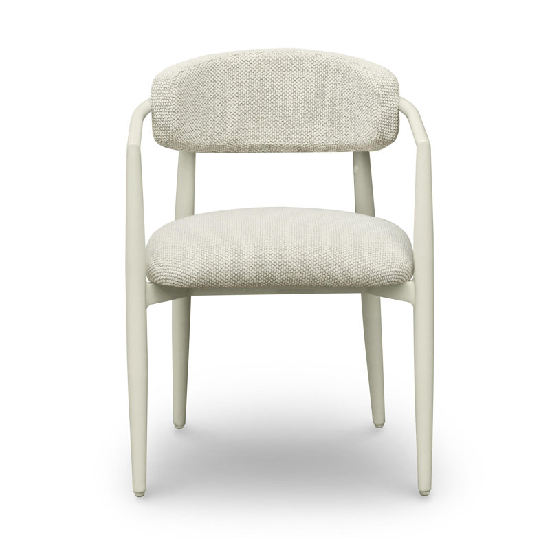 Chaise de salle à manger Snyder Enfield, Crème, crème