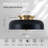 Modern 11.8'' Acrylic LED Flush Mount Ceiling Light 5CCT Dimmable with Remote-848131499