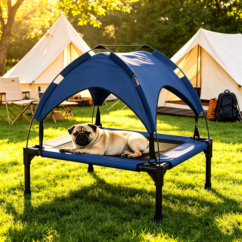 Polyester Pet Bed, Dark Blue
