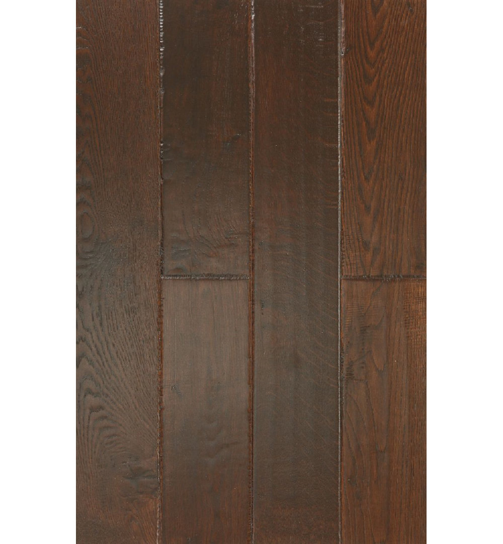 Sango Premier European Oak 0.5” Thick x 5” Wide x Varying Length Engineered Hardwood Flooring East West Furniture 