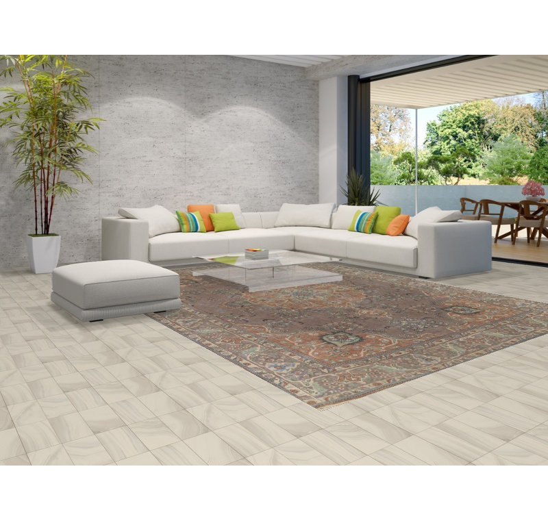 Tapis traditionnel brun fait à la main 10 x 13