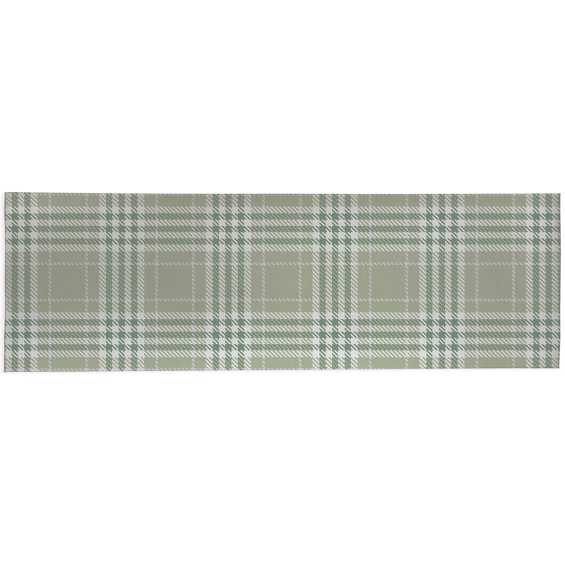 Christopher Plaid Non-Slip Outdoor Rug, Runner 2'6" x 8'