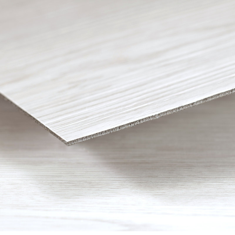 BaseCore 12mil x 6" W x 36" L Peel and Stick Luxury Vinyl Plank Flooring, Cotton