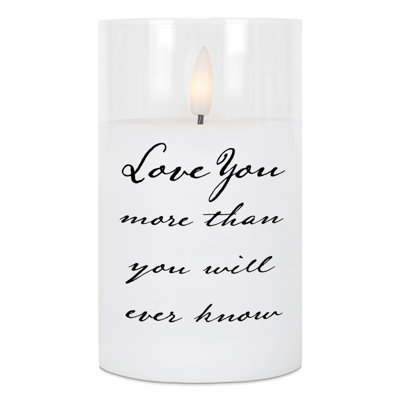 Bougie à DEL Love You More Than You