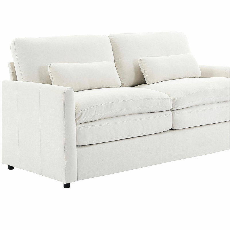 68,1 po Canapé-lit rembourré Cozy, Beige