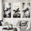«Avion monochromatique planant» - 3 pièces-840901773-840901766