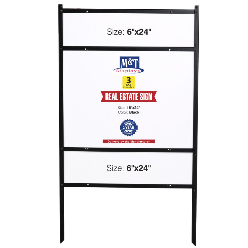 H Frame Real Estate Yard Dual Rider