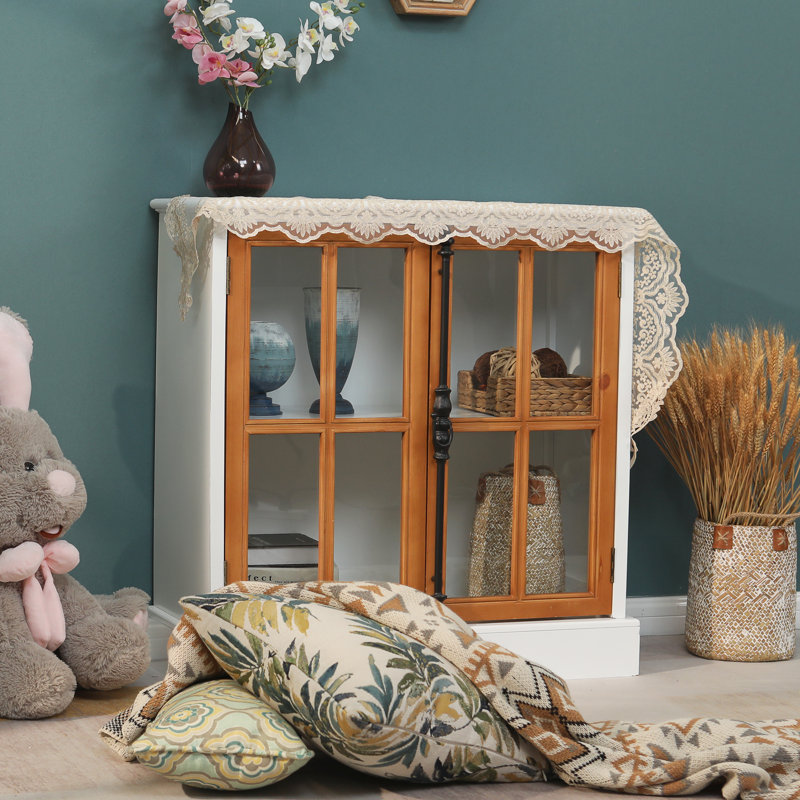 Mirrored Standard Accent Chest, White