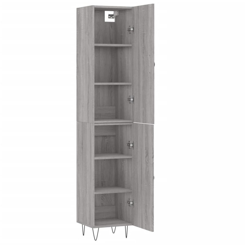 34.5cm Sideboard, Grey sonoma
